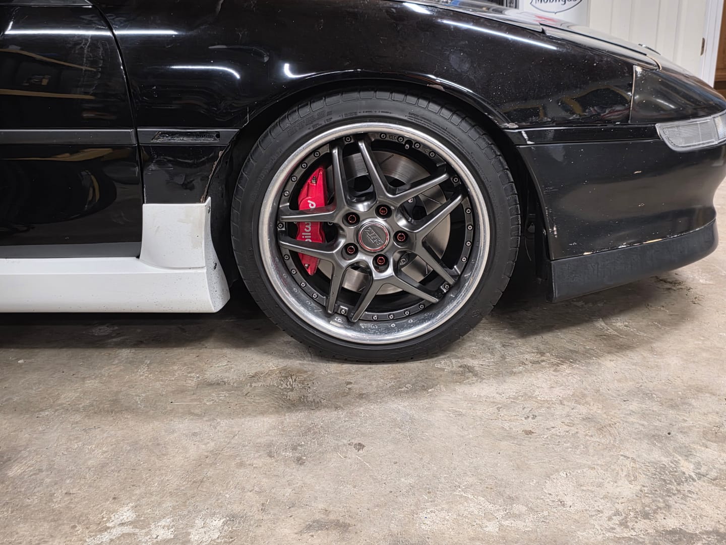 Customer photo review of MR2Heaven 1991-1998 SW20 Big Brake Kit - Top Hats for 2 Piece Rotors
