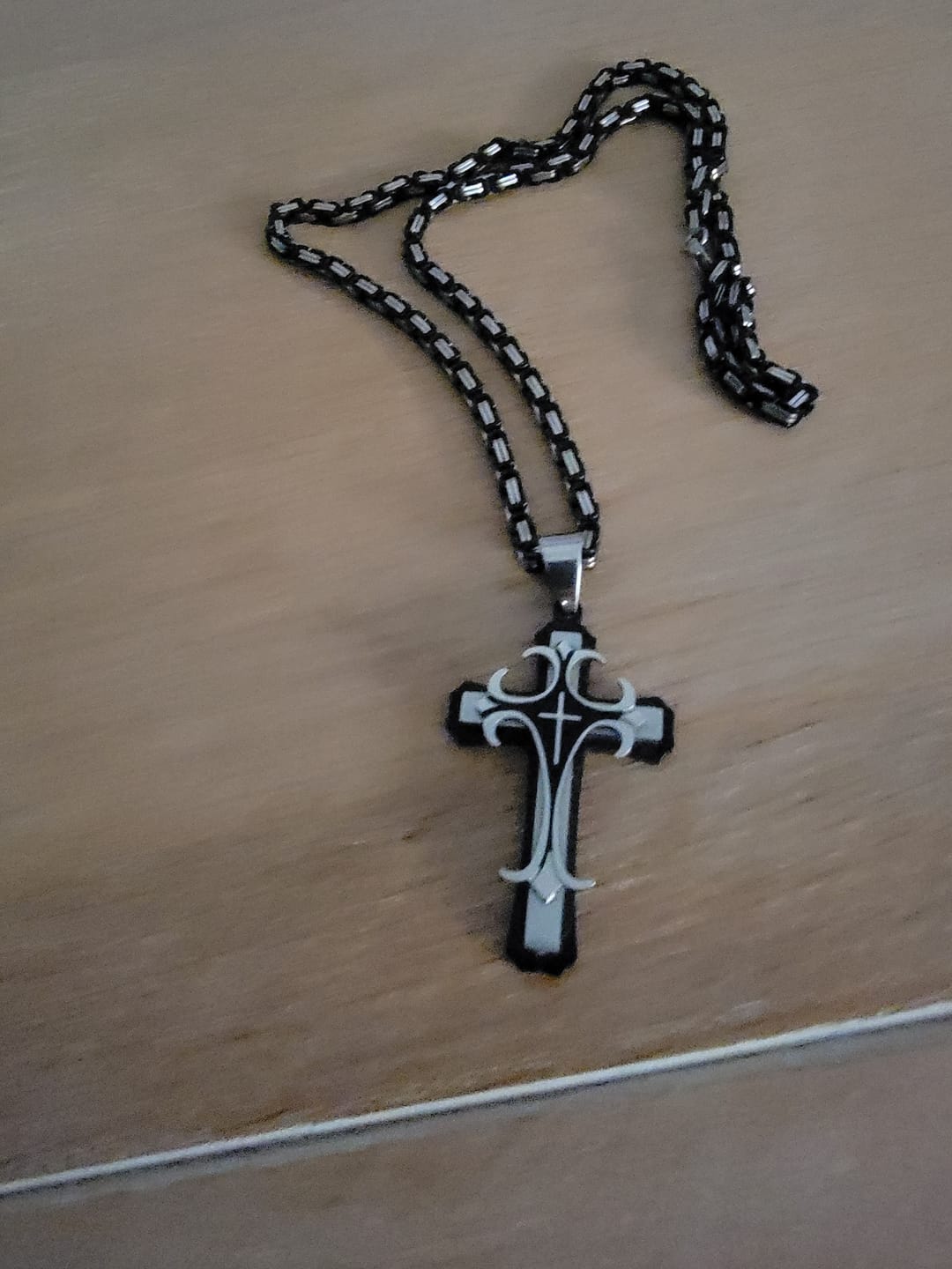 Customer photo review of Collier Croisé de l'Espoir