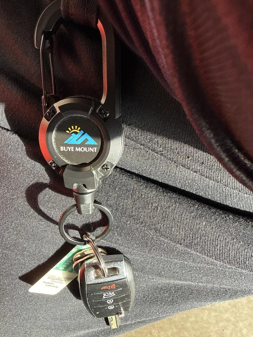 Customer photo review of Pack Llaveros retractiles *Heavy Duty