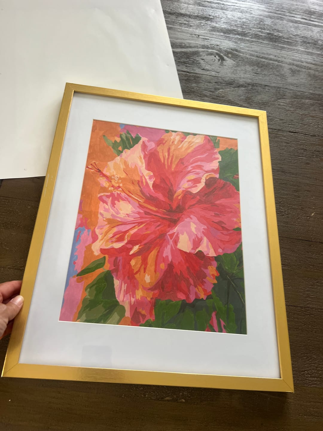Customer photo review of Surprise Painting | Paint by Numbers