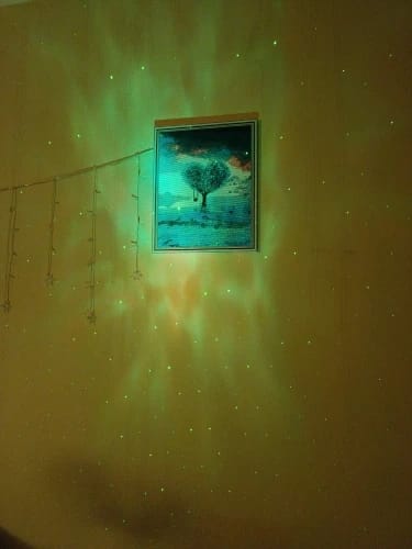 Customer photo review of Astronaut Galaxy Projector