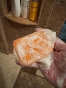 Customer photo review of Jabón Antiolor de Caqui Japonés