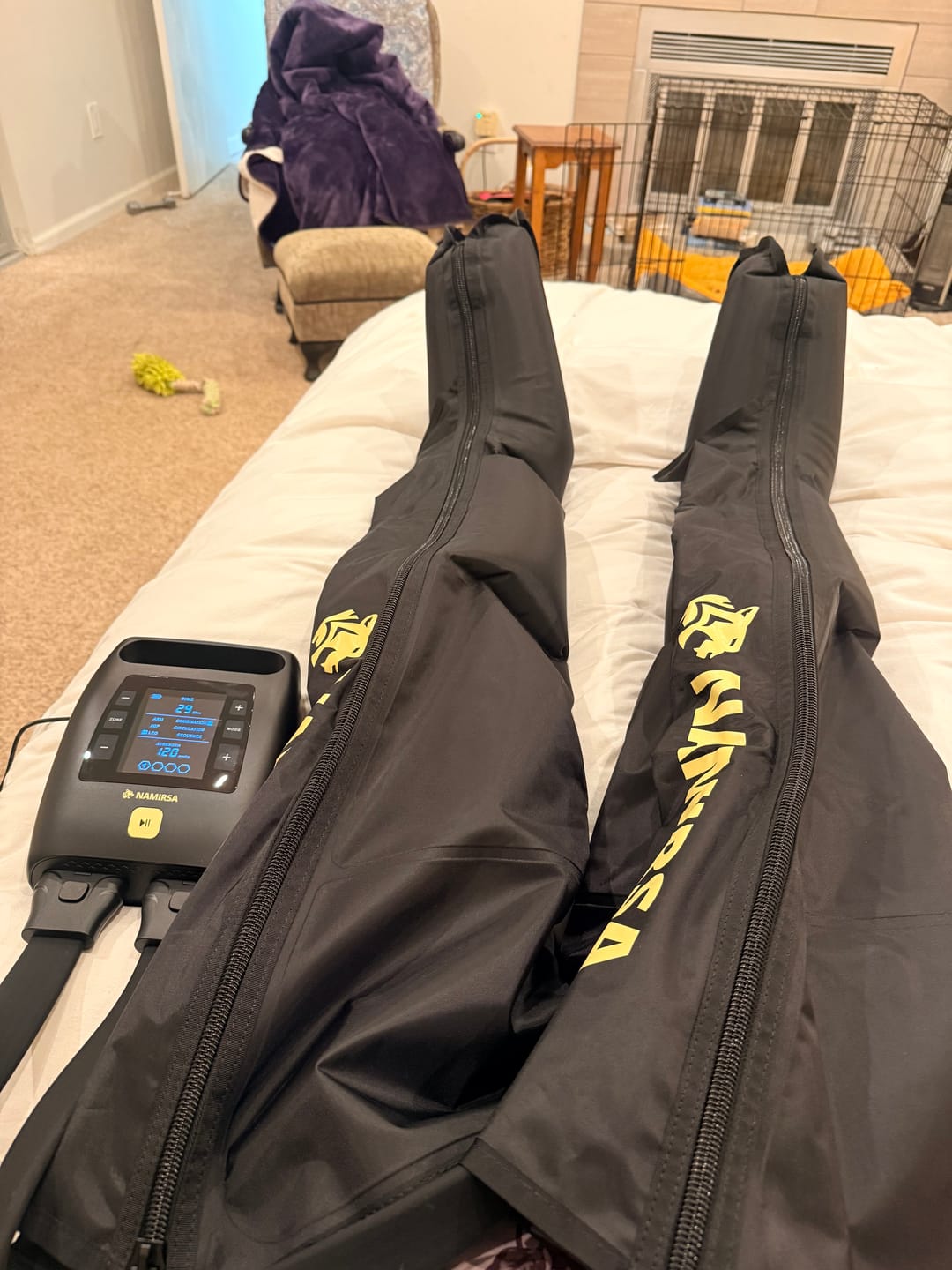 Customer photo review of NAMIRSA PRO AIR COMPRESSION BOOTS