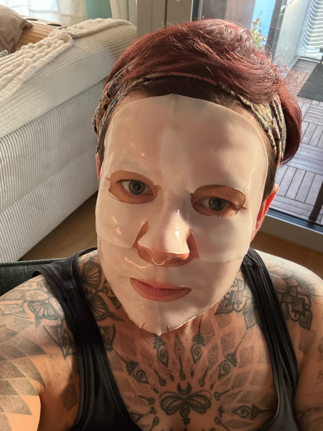 Customer photo review of Bio-Kollagen Gesichtsmaske