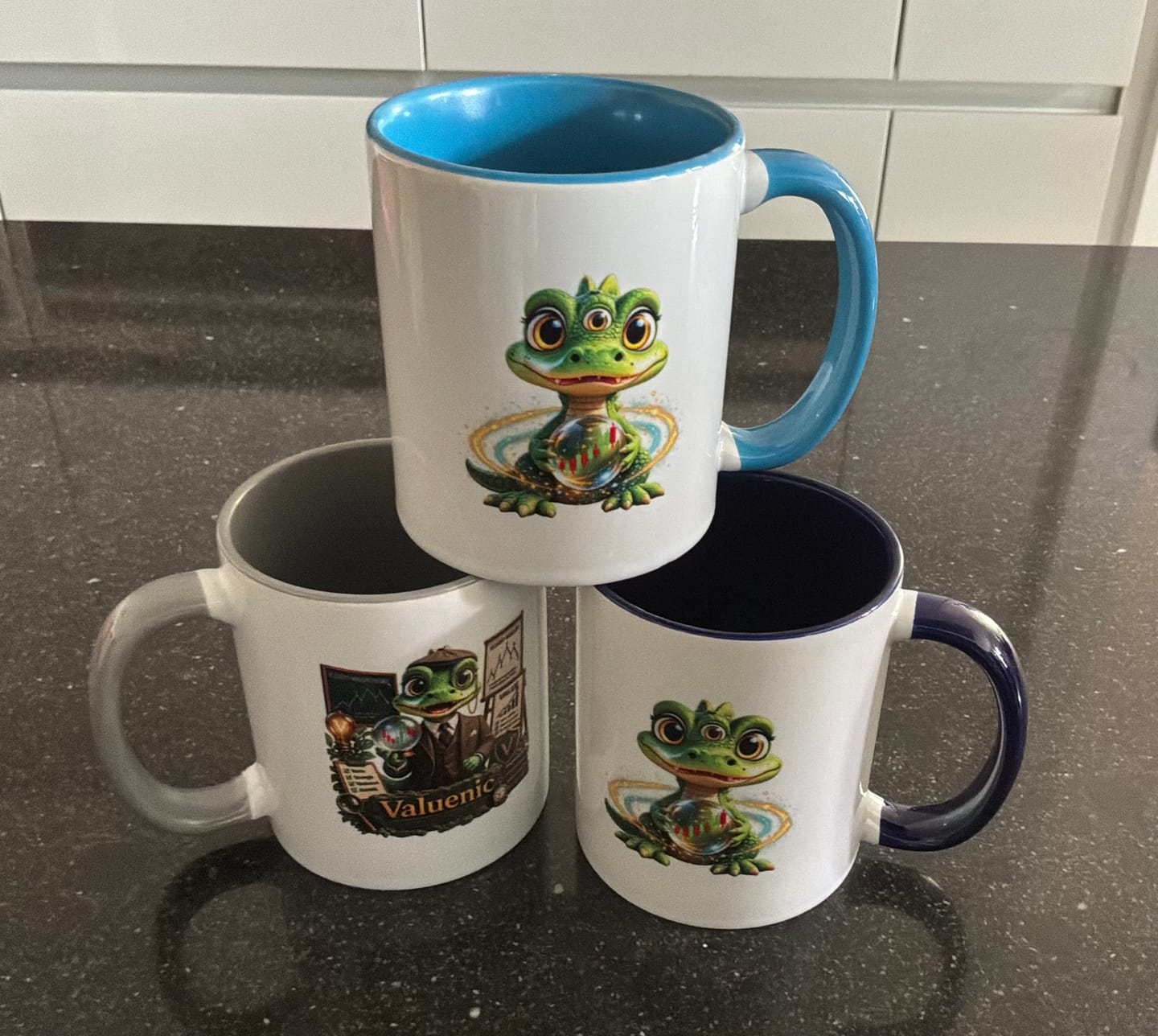 Customer photo review of TassenExpress - Becher Keramik Tasse mit Logo bedruckt 325ml Firmenlogo
