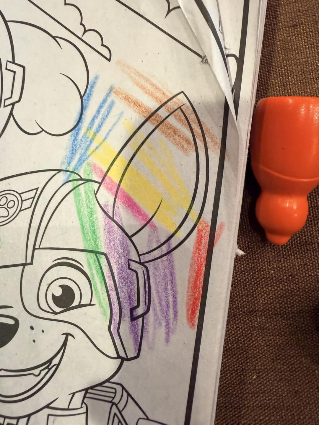 Customer photo review of Jumbo Crayons