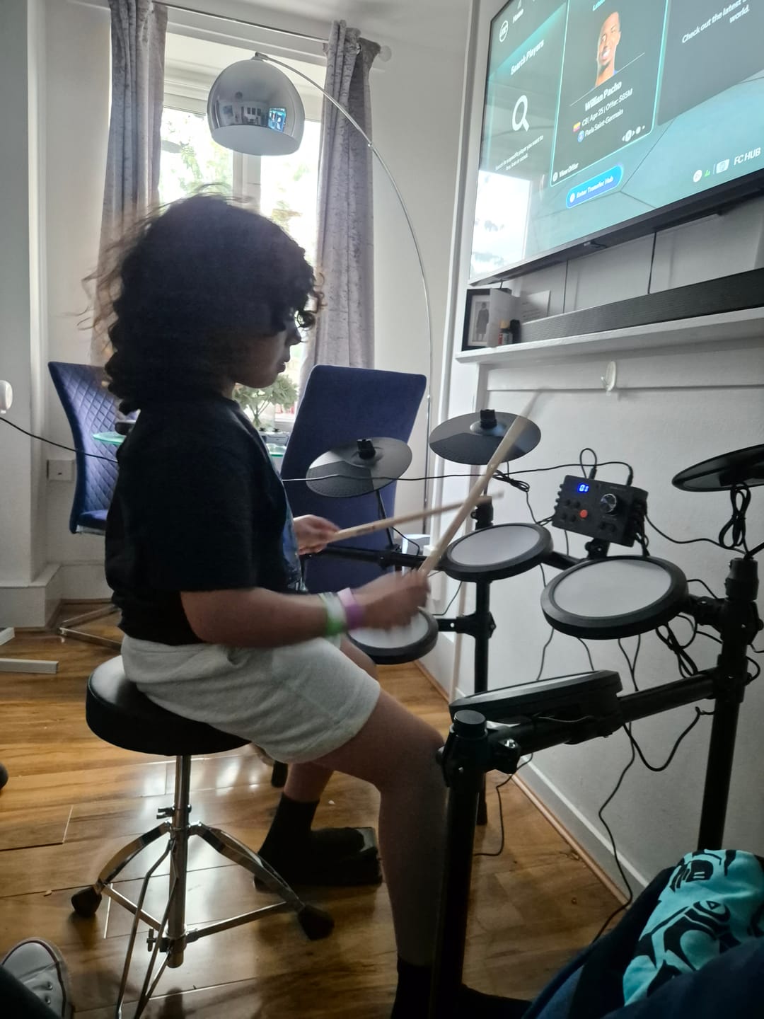 Customer photo review of Donner DED-70 Electronic Drum Set