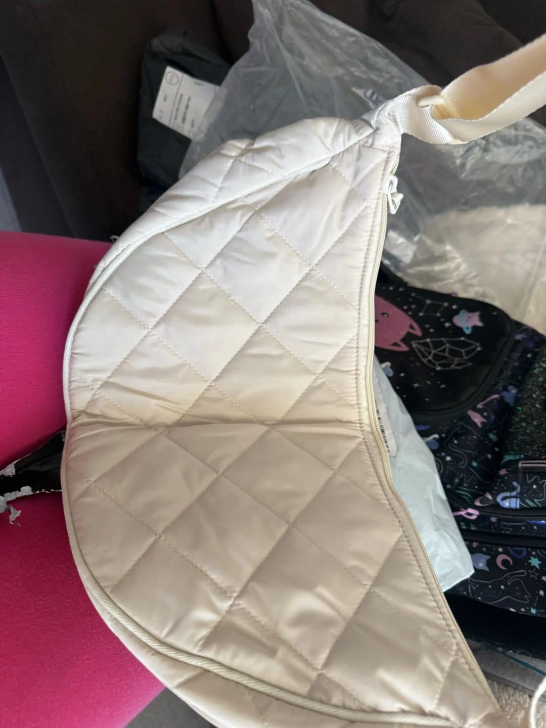 Customer photo review of Ella Nylon Crossbody Belt Bag