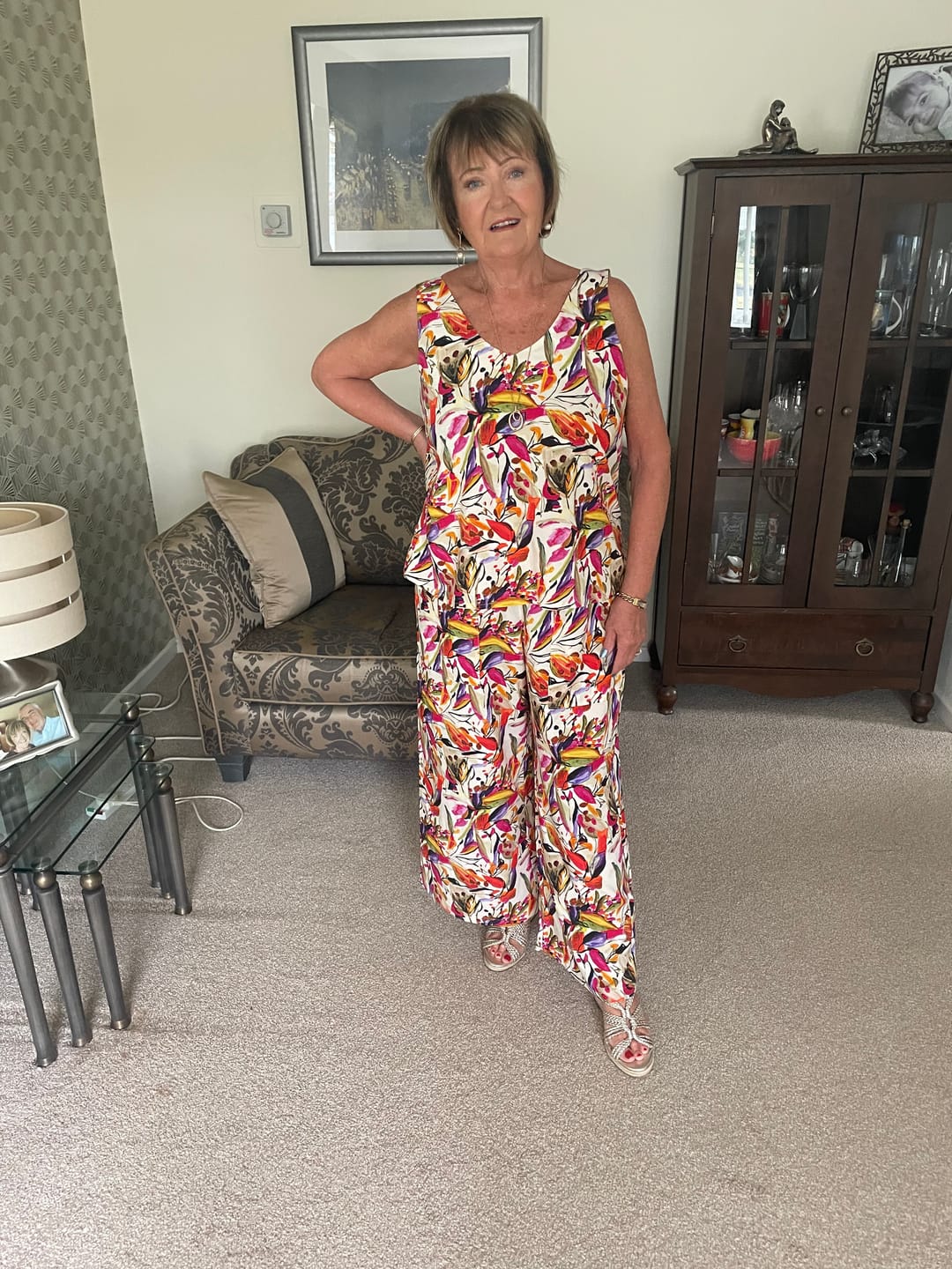 Customer photo review of Abstract Bloomscape Viscose Fabric