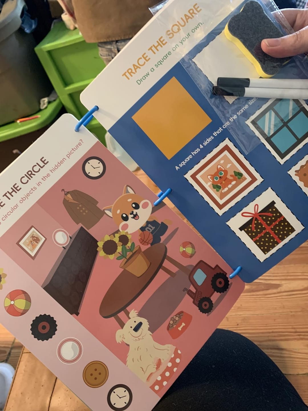 Customer photo review of Magic Grooved Writing Practice Books for Kids Ages 3-8