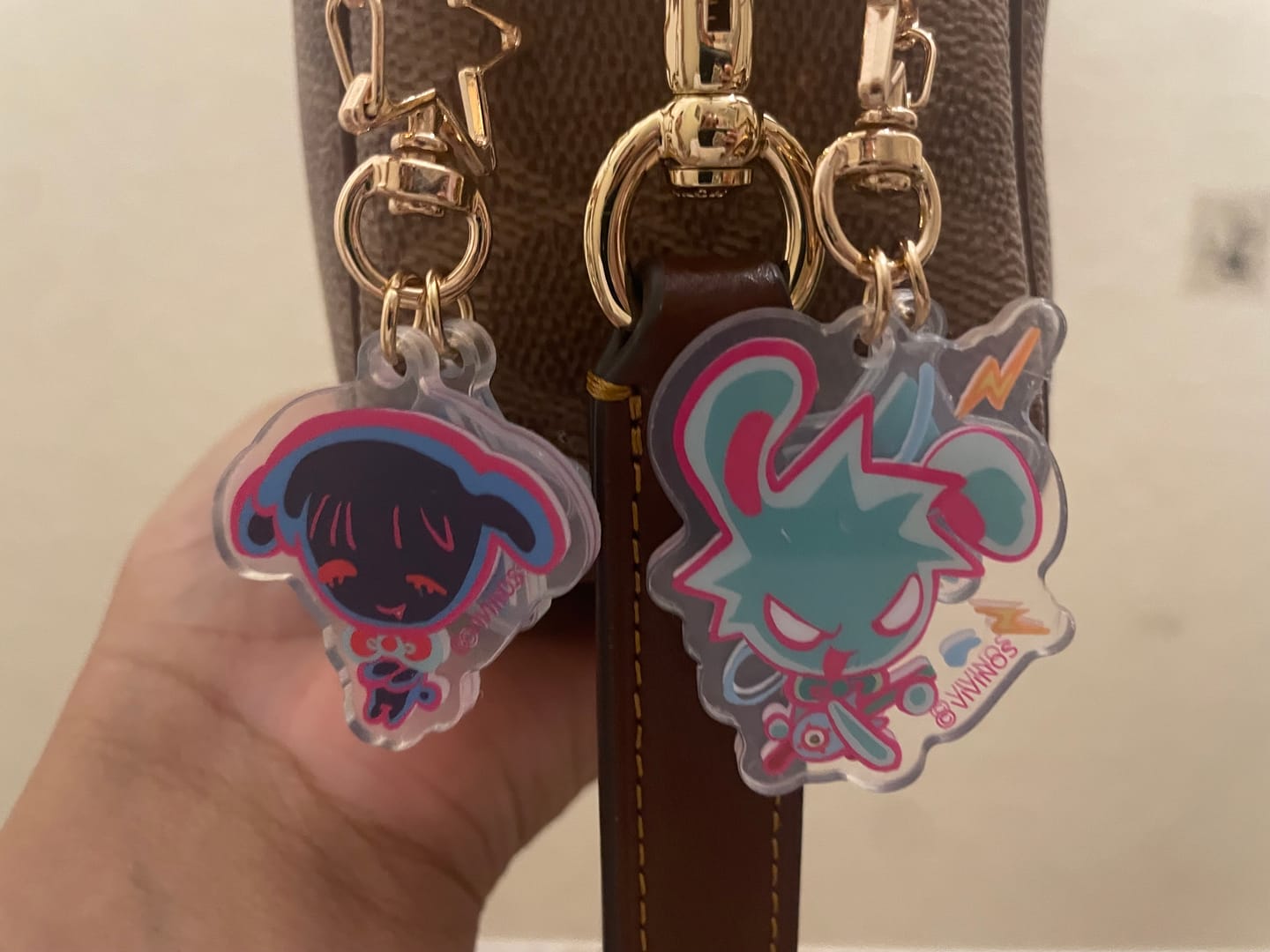 Customer photo review of Alien Stage Rabbit Series Acrylic Key Chain