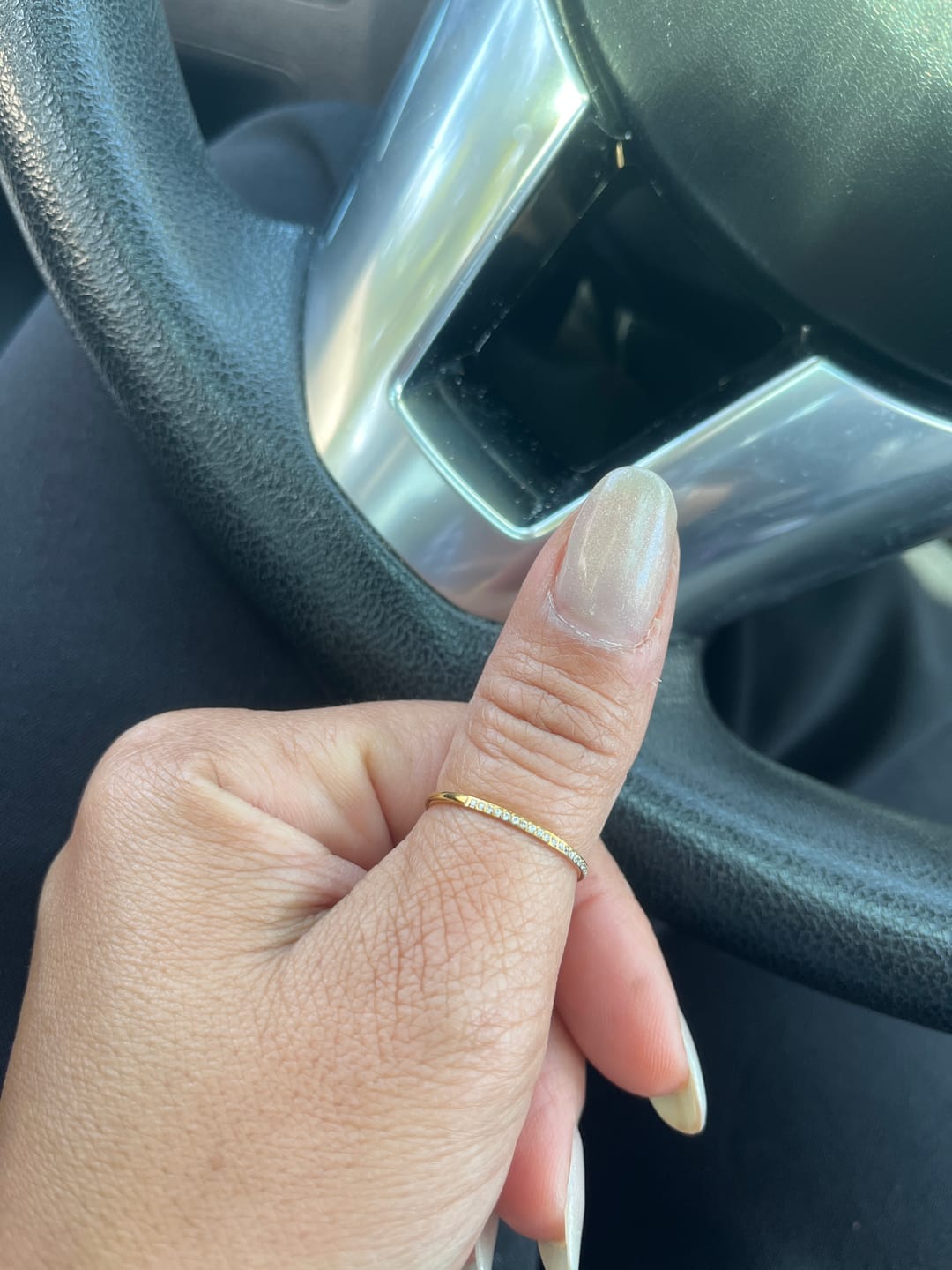 Customer photo review of Eternity 18K Crystal Ring