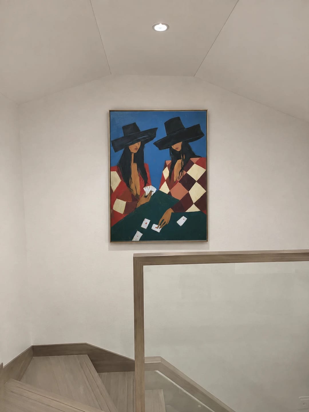 Customer photo review of Modern Folk Art ｜ Desert Card Players