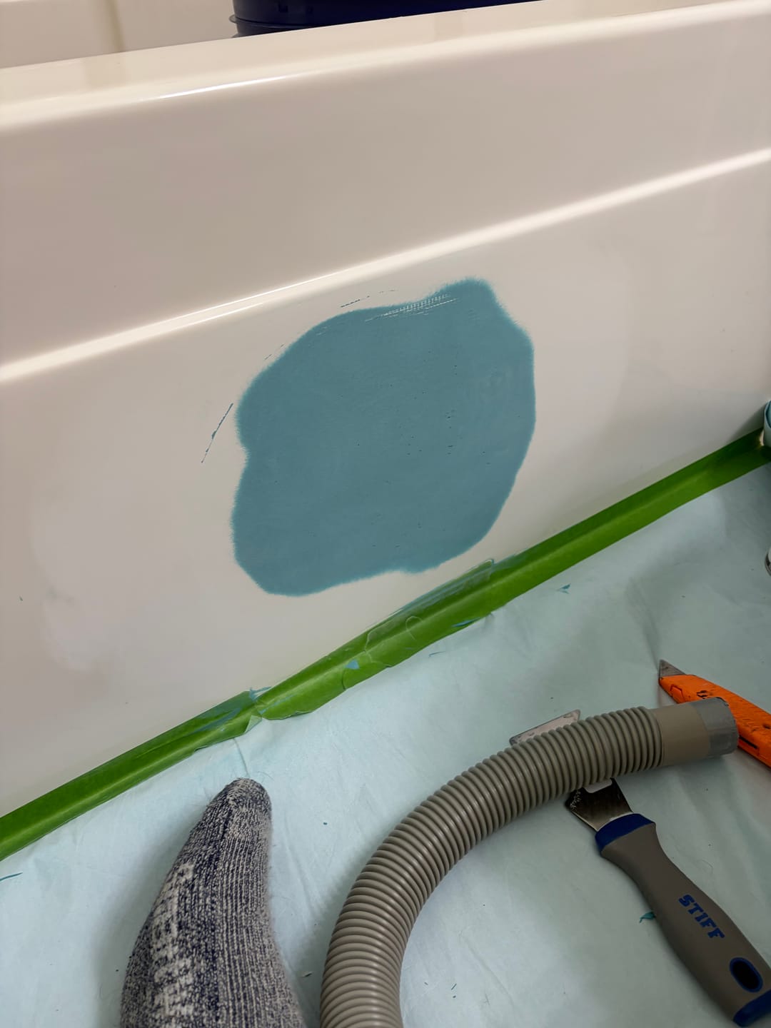 Customer photo review of Large Wall Repair Kit