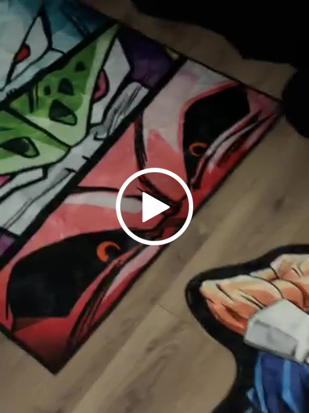 Customer video review of Majin Vegeta Anime Rug