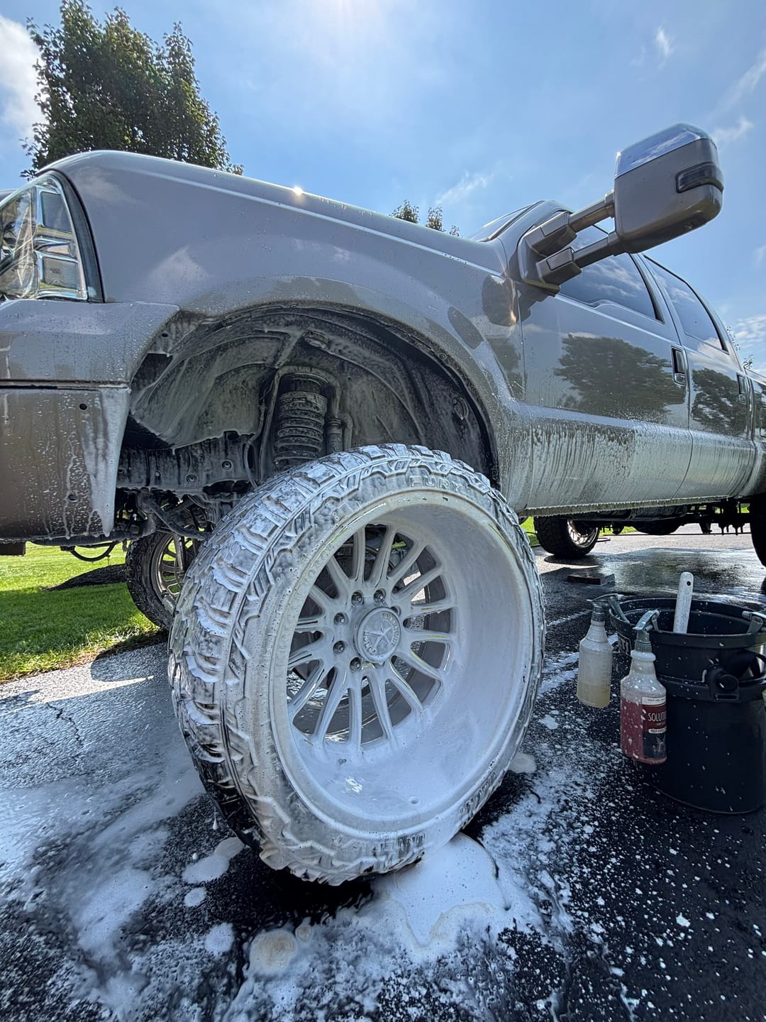 Customer photo review of Blank 32oz. Bottle w/ Chemical Sprayer