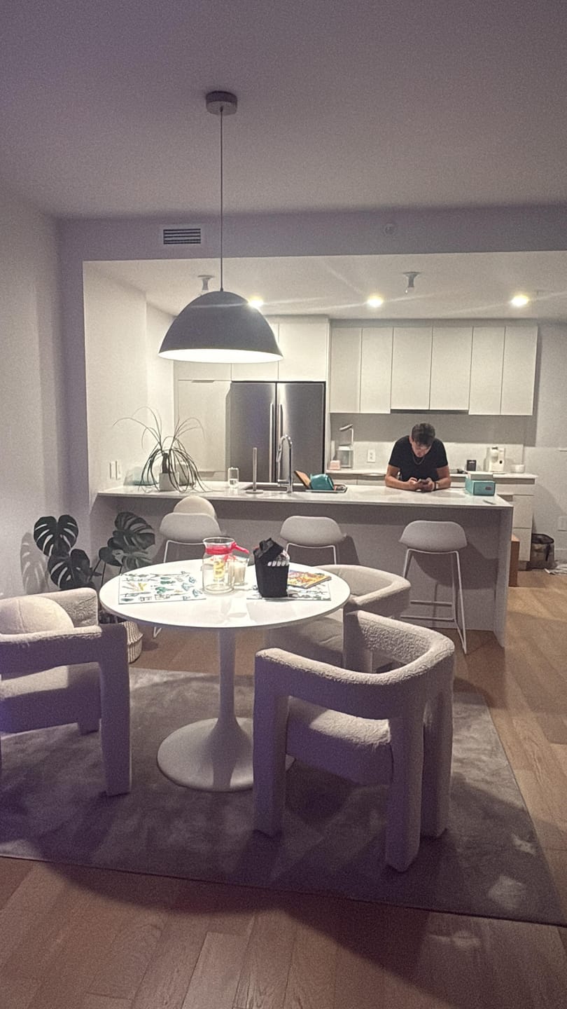 Customer photo review of FARO Large Dome Pendant Light for Kitchen Island & Dining Table