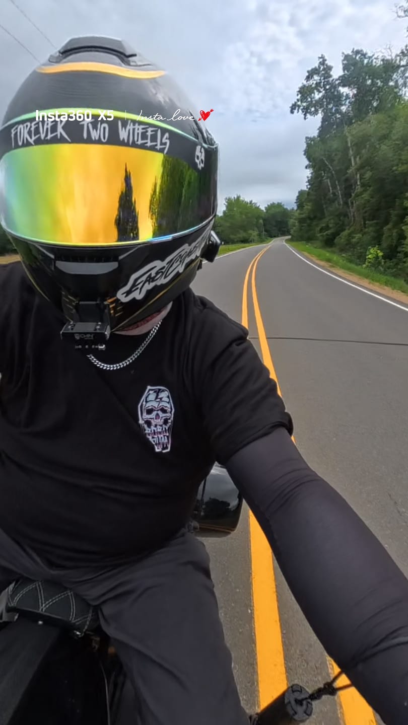 Customer photo review of SKULL COFFIN CHROME