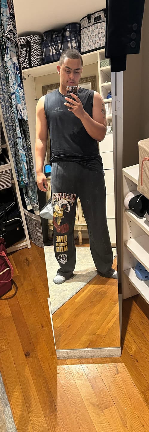 Customer photo review of 2017 - One Punch Man Sweats