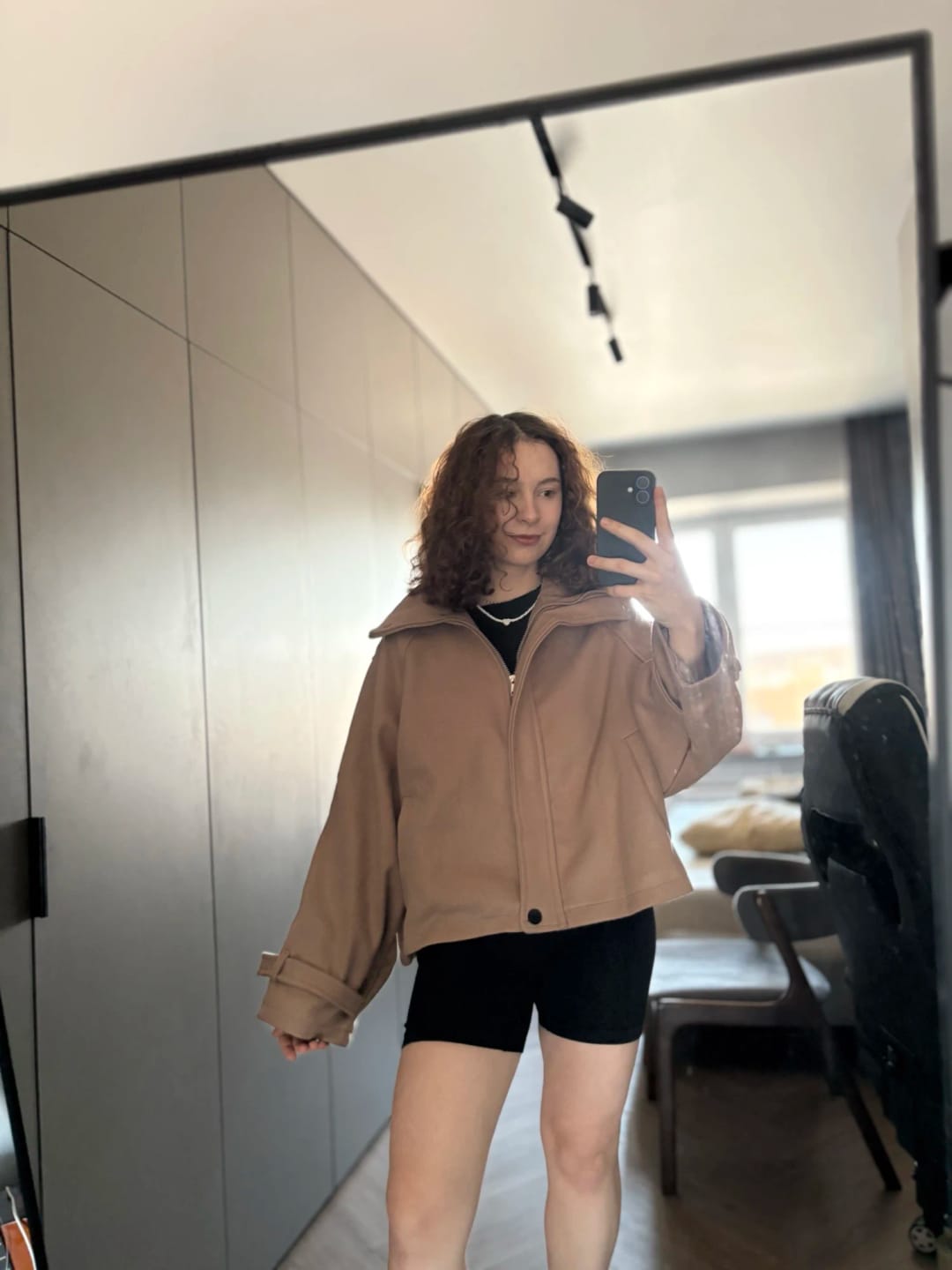 Customer photo review of Fiona Cropped Coat