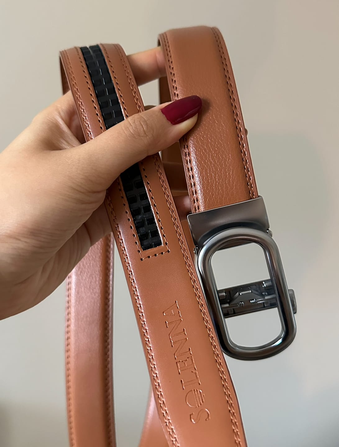 Customer photo review of The Everyday Belt | 1 Micro-Adjustable Belt & 1 Buckle