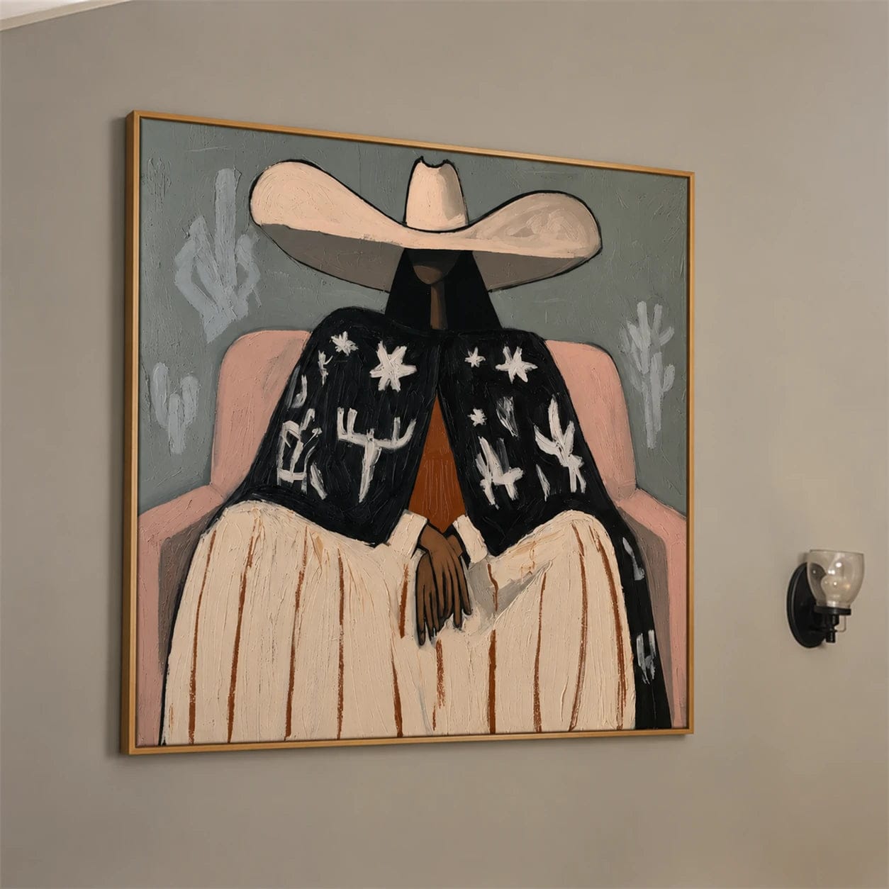 Customer photo review of Modern Folk Art ｜ The Star Cloaked Wanderer
