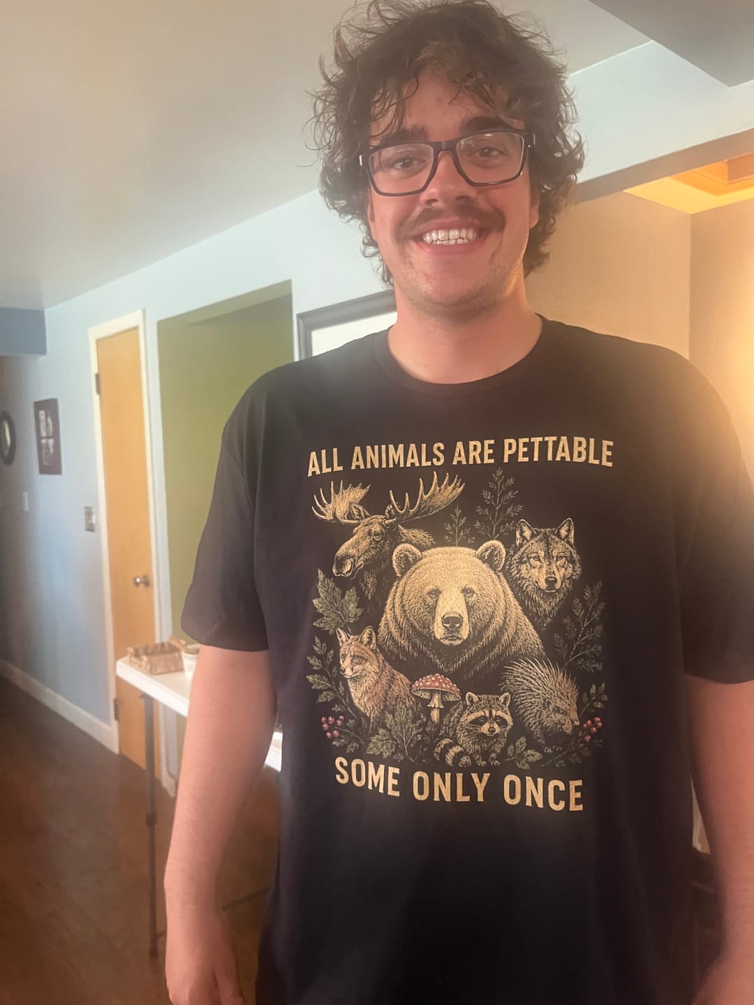 Customer photo review of Pettable Once T-Shirt