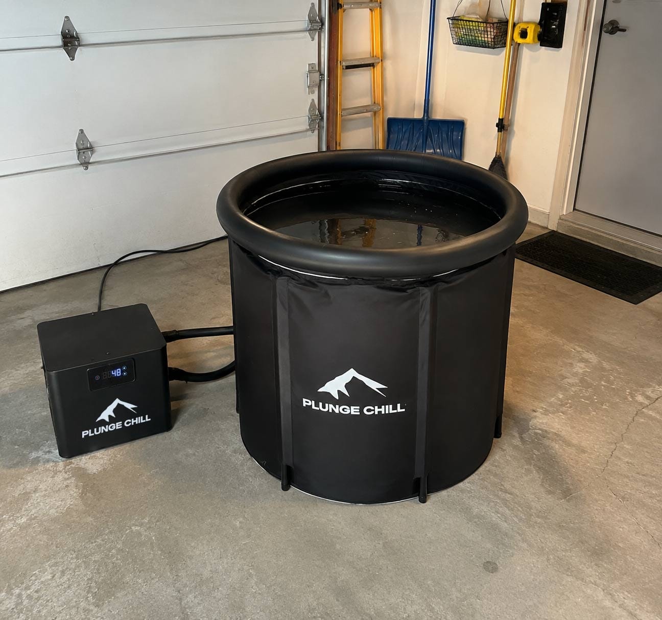 Customer photo review of Cold Plunge Tub with Chiller