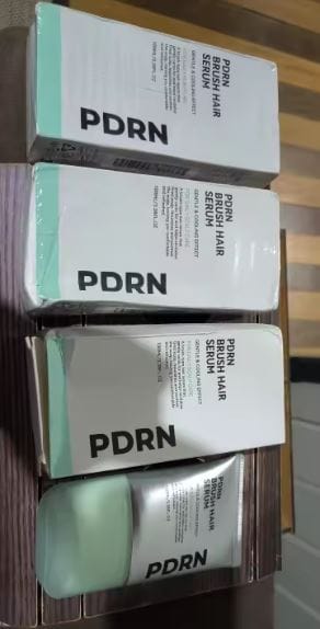 Customer photo review of PDRN Brush Hair Serum – Trattamento Cuoio Capelluto
