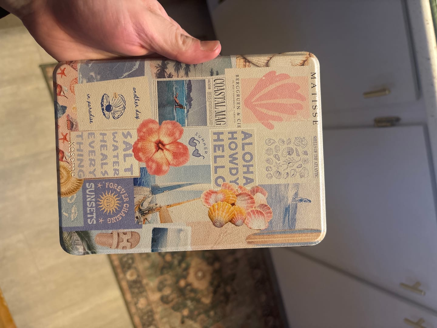 Customer photo review of Coastal E-Reader Case