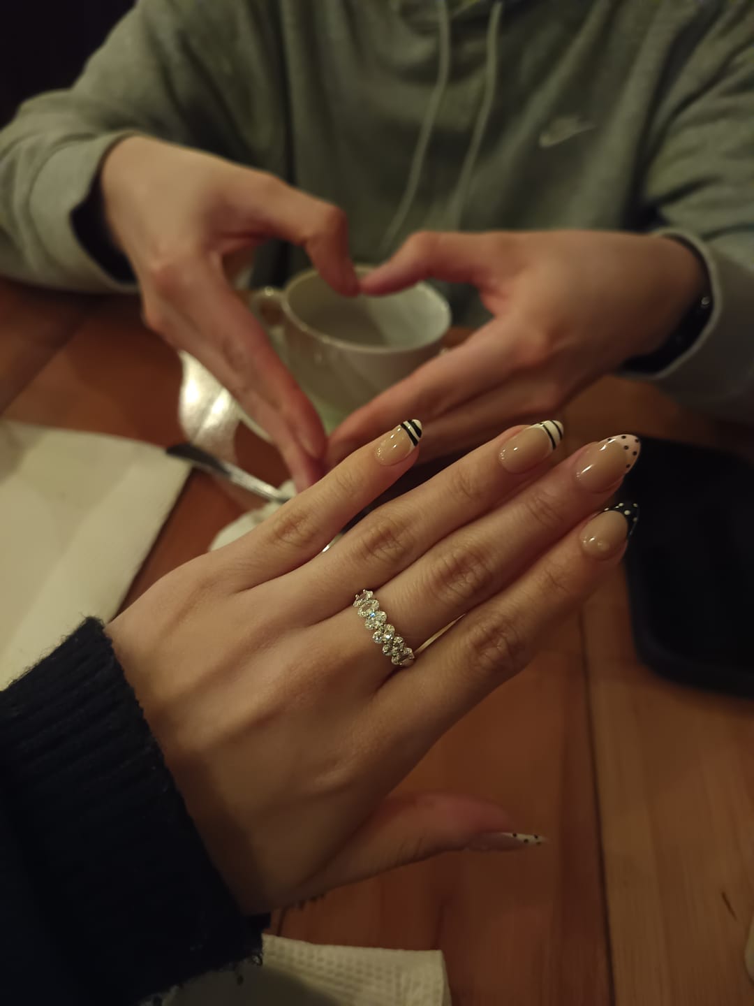 Customer photo review of Anillo Cinco Circones Ovalados