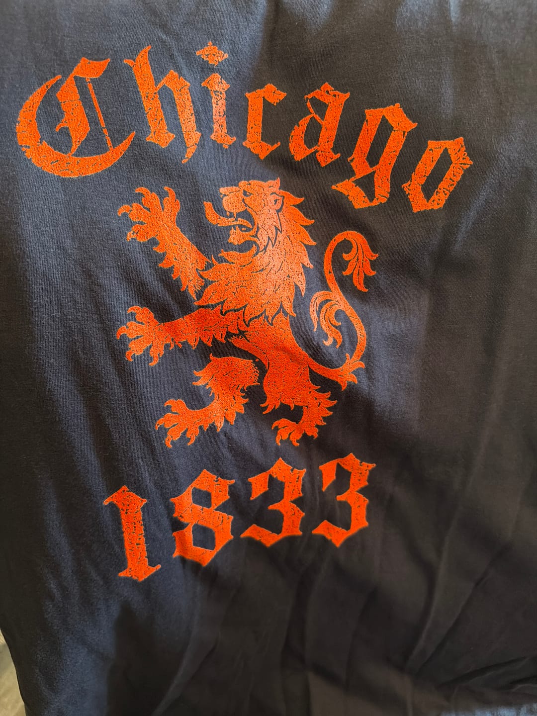 Customer photo review of Chicago Lion T-Shirt