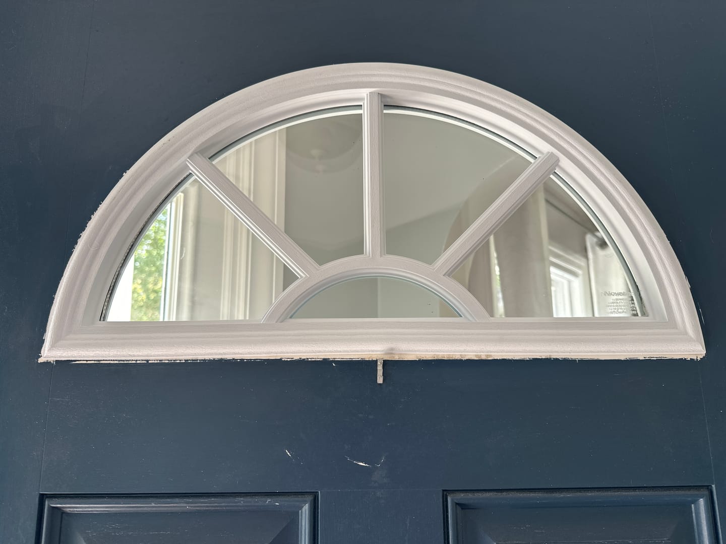 Customer photo review of Clear Sunburst Glass and Frame Kit (Fanlite)