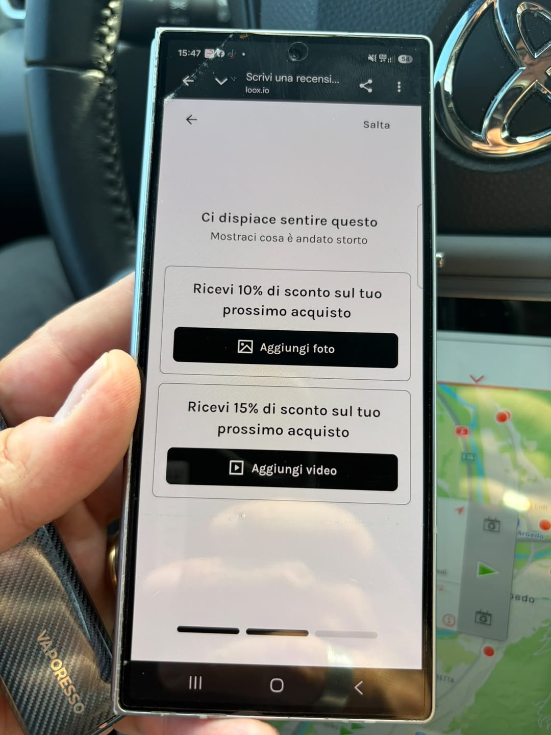 Customer photo review of Galaxy Z Fold6 - Hydrogel Display Schutzfolien Set