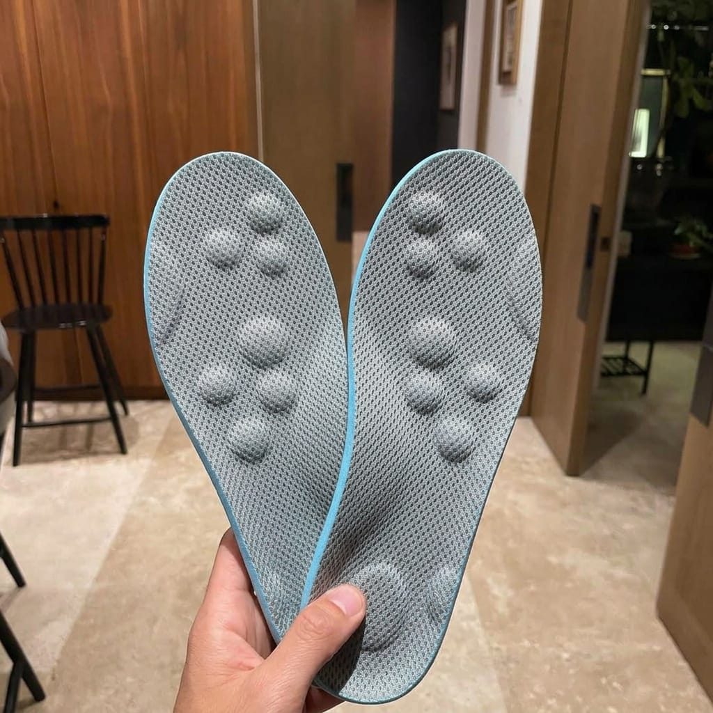 Customer photo review of Plantillas que Alivian Fascitis Plantar