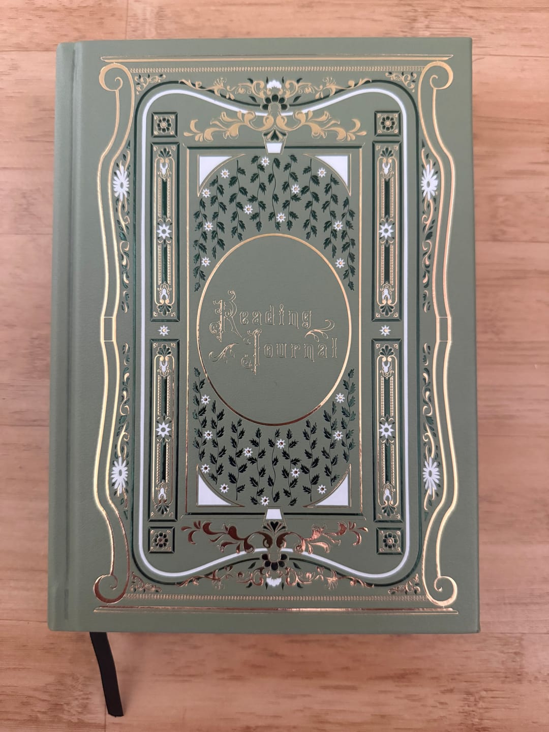 Customer photo review of Reading Journal - Sage