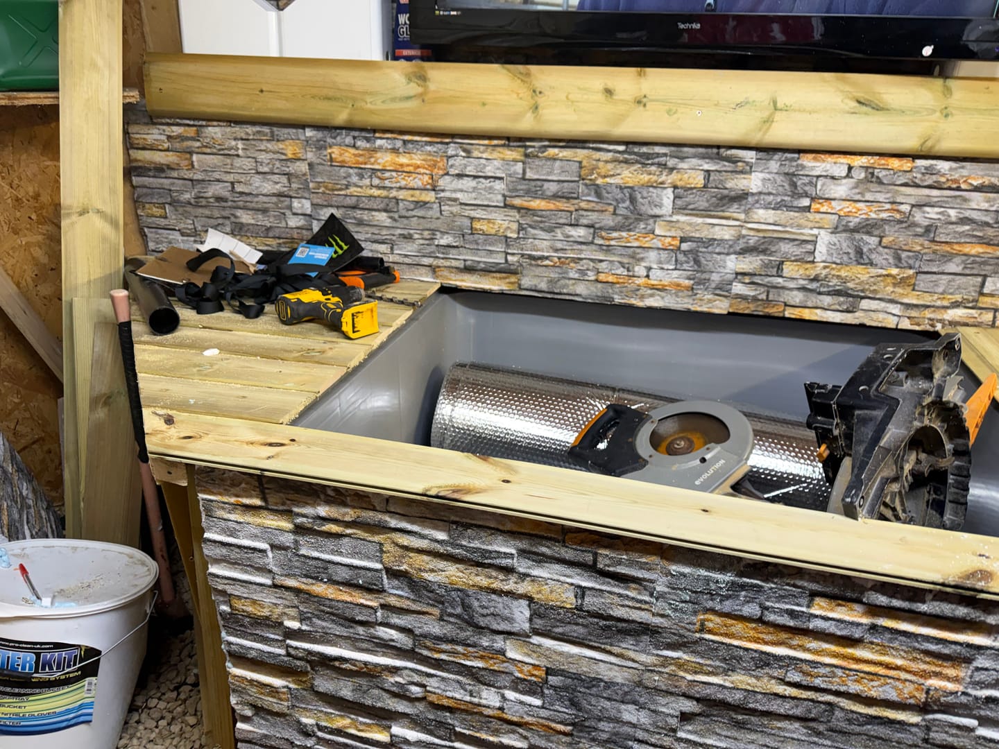 Customer photo review of Weathered Grey | Slate Effect | OYTAS-102