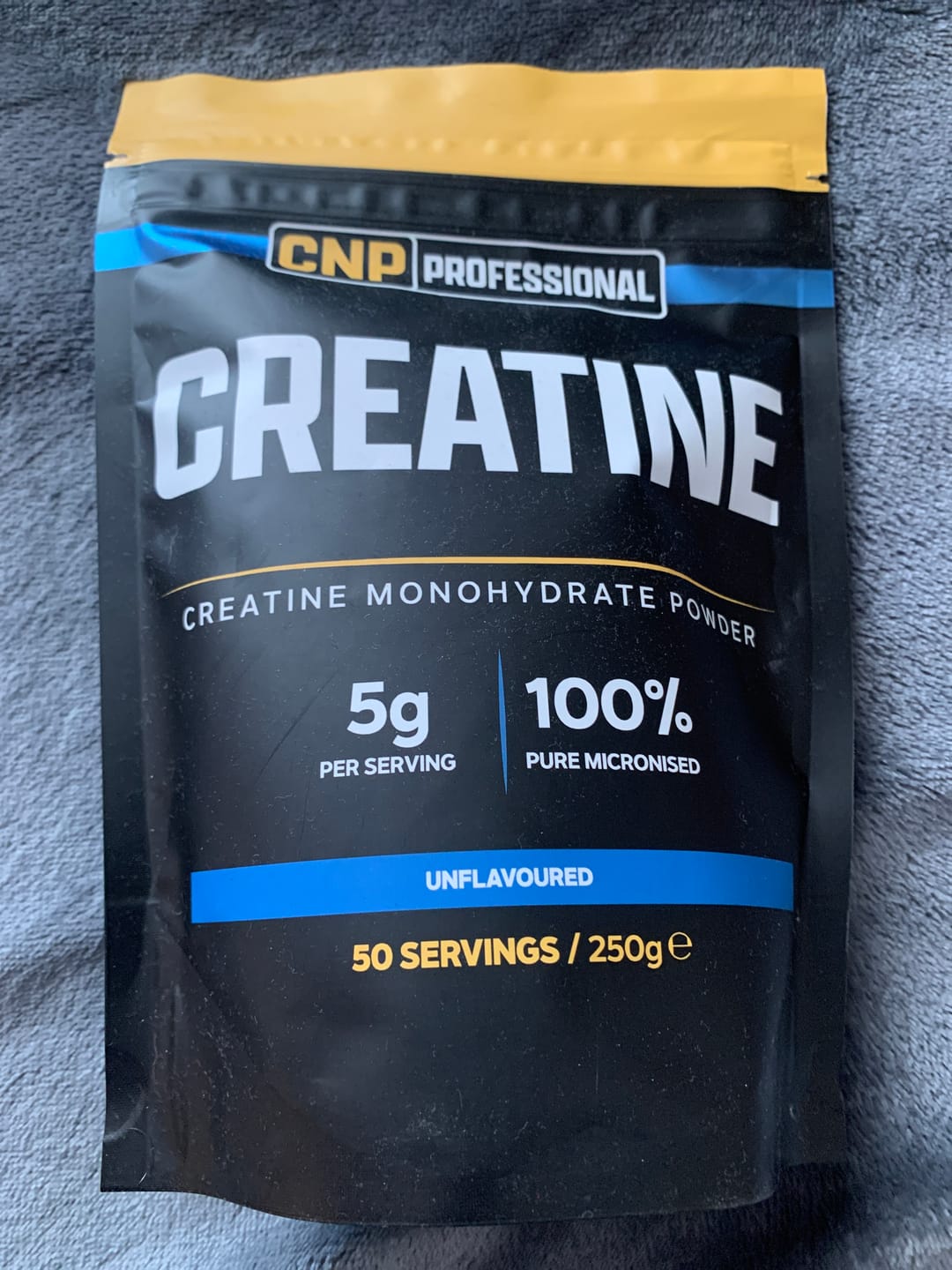 Customer photo review of CNP Professional Creatine Monohydrate Powder
