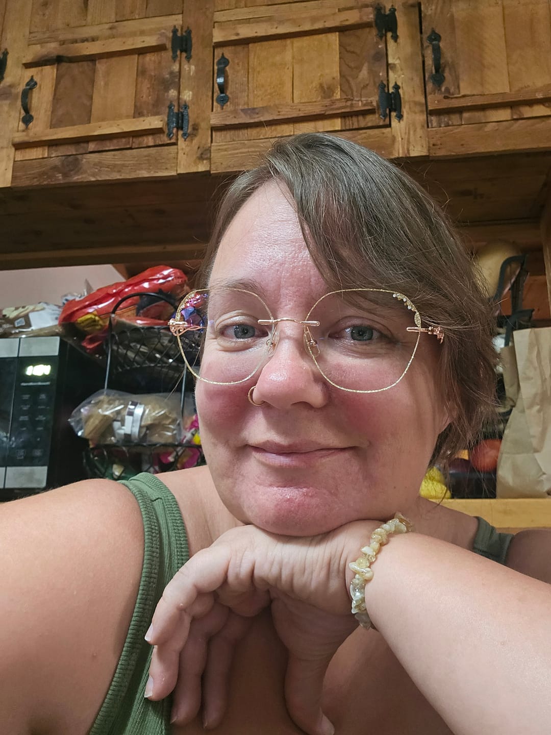 Customer photo review of Cecily Eyeglasses