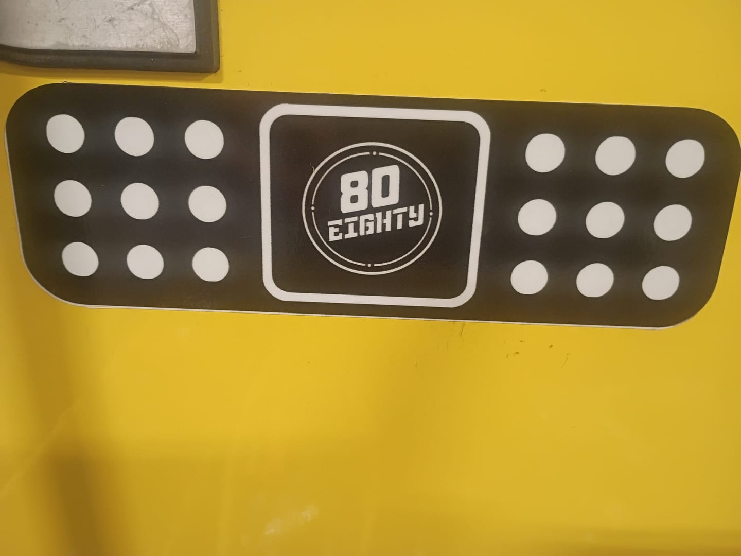 Customer photo review of 80Eighty® Bandaid Vinyl Sticker