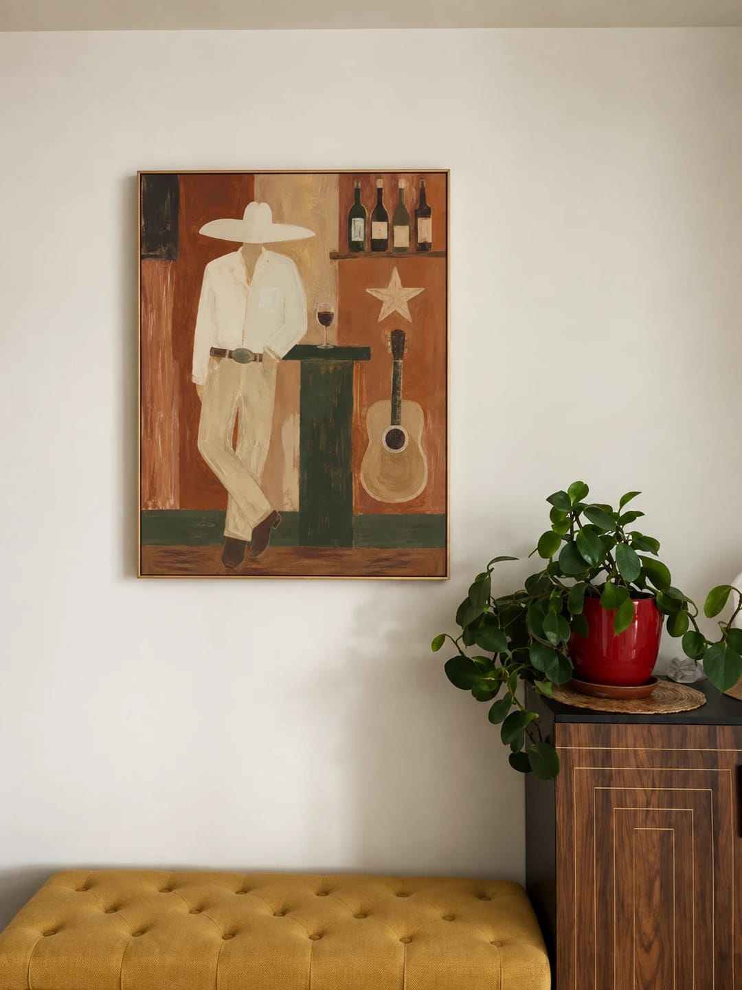 Customer photo review of Modern Folk Art ｜ Last Call Cowboy