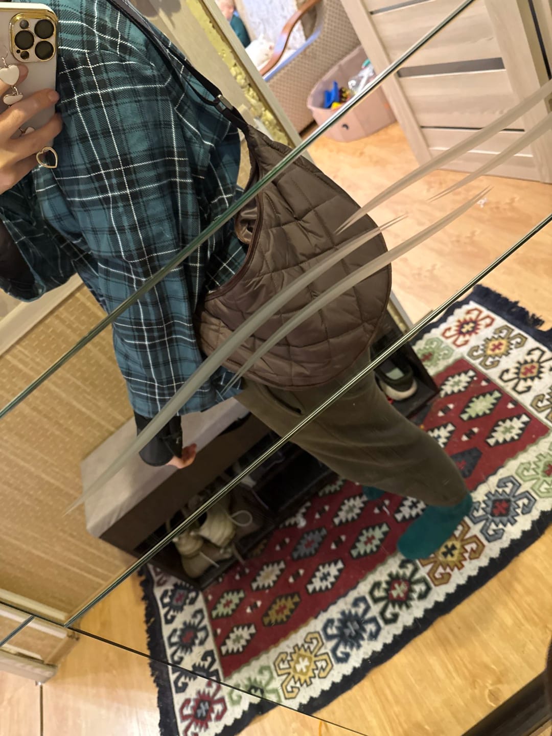 Customer photo review of Ella Nylon Crossbody Belt Bag