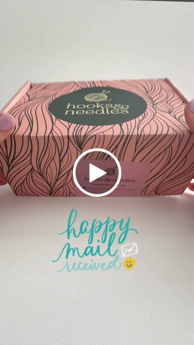 Customer video review of Hooks & Needles Subscription Box