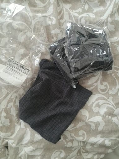 Customer photo review of Ribbed Corduroy Cushion Cover