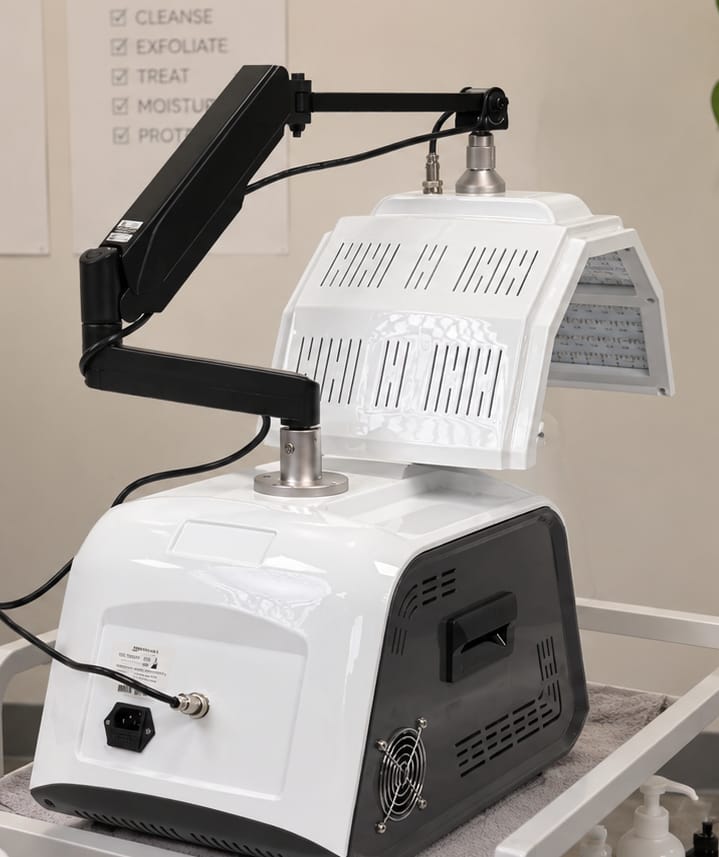 Customer photo review of LumaLite Multi-Wavelength LED PDT Light System