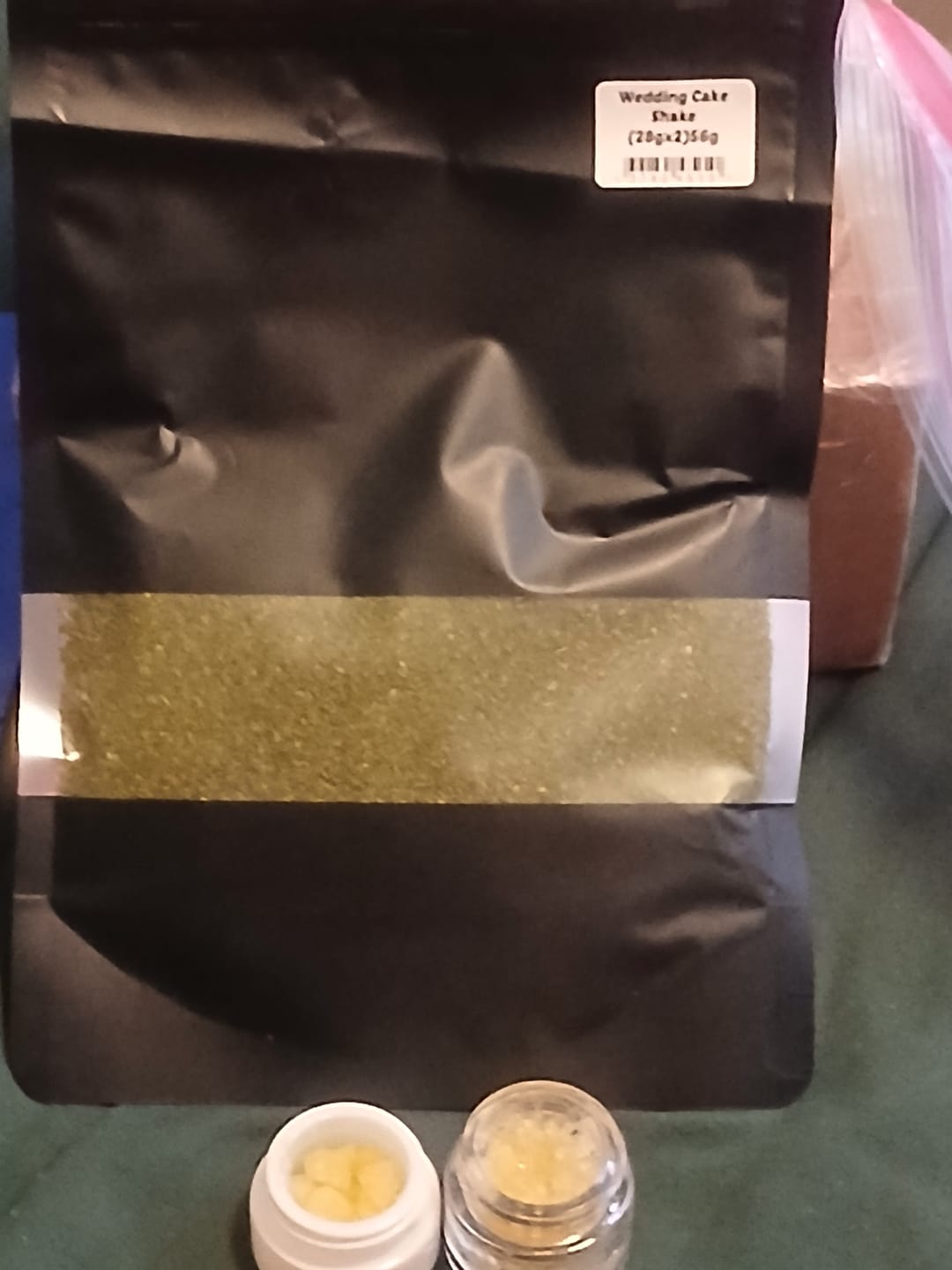 Customer photo review of (BOGO)1oz Wedding Cake Infused Shake - Garden I