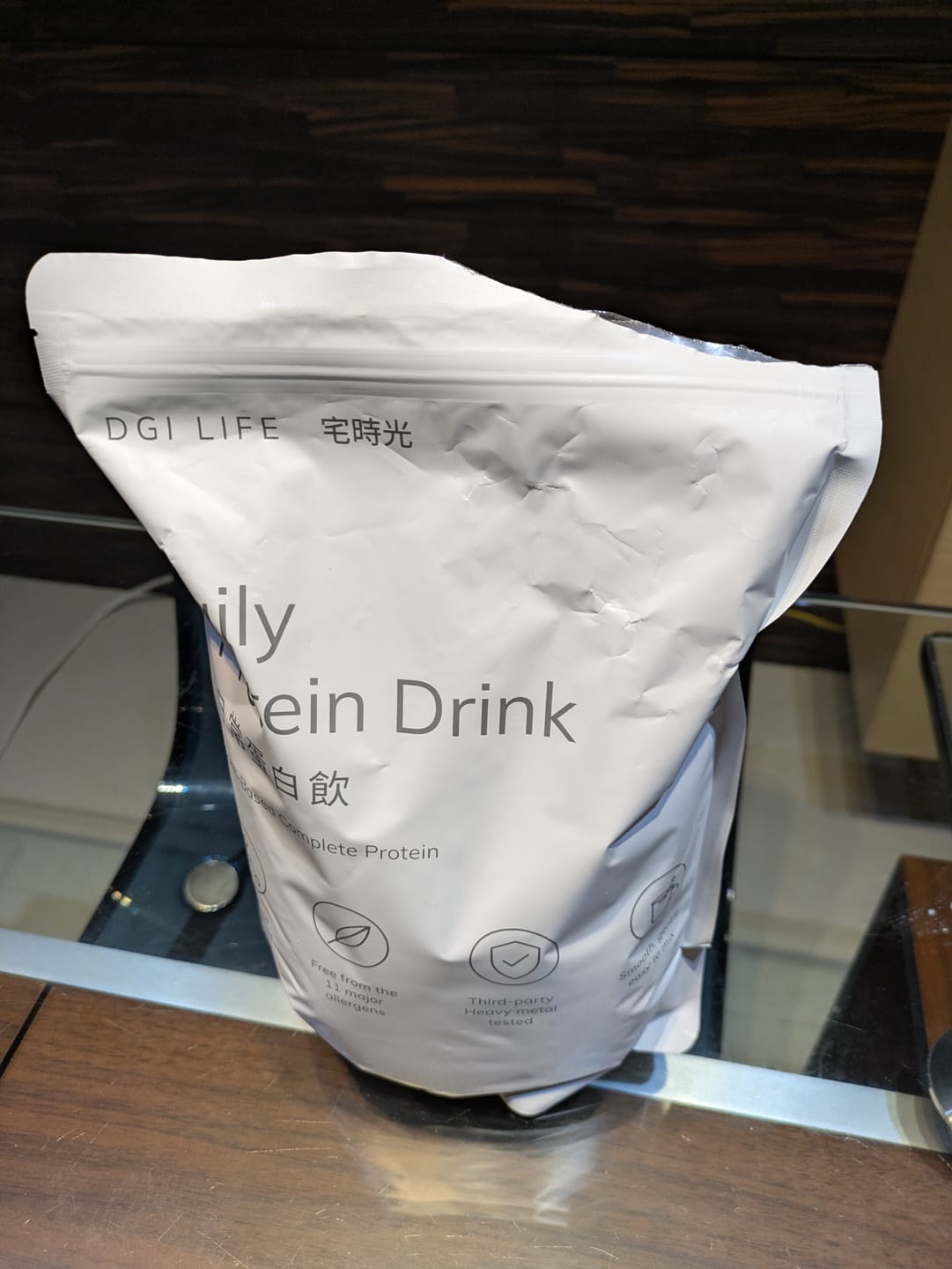Customer photo review of 日常蛋白飲｜植物性完整蛋白粉，無乳糖、無大豆