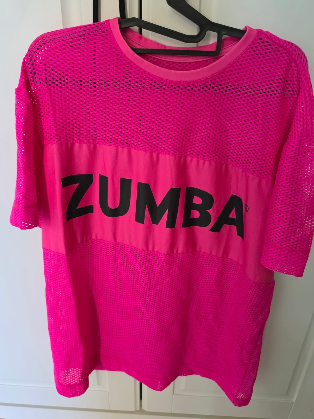 Customer photo review of Ultrabright Mesh Boxy Top