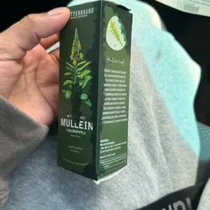 Customer photo review of Mullein Leaf & Chlorophyll Drops