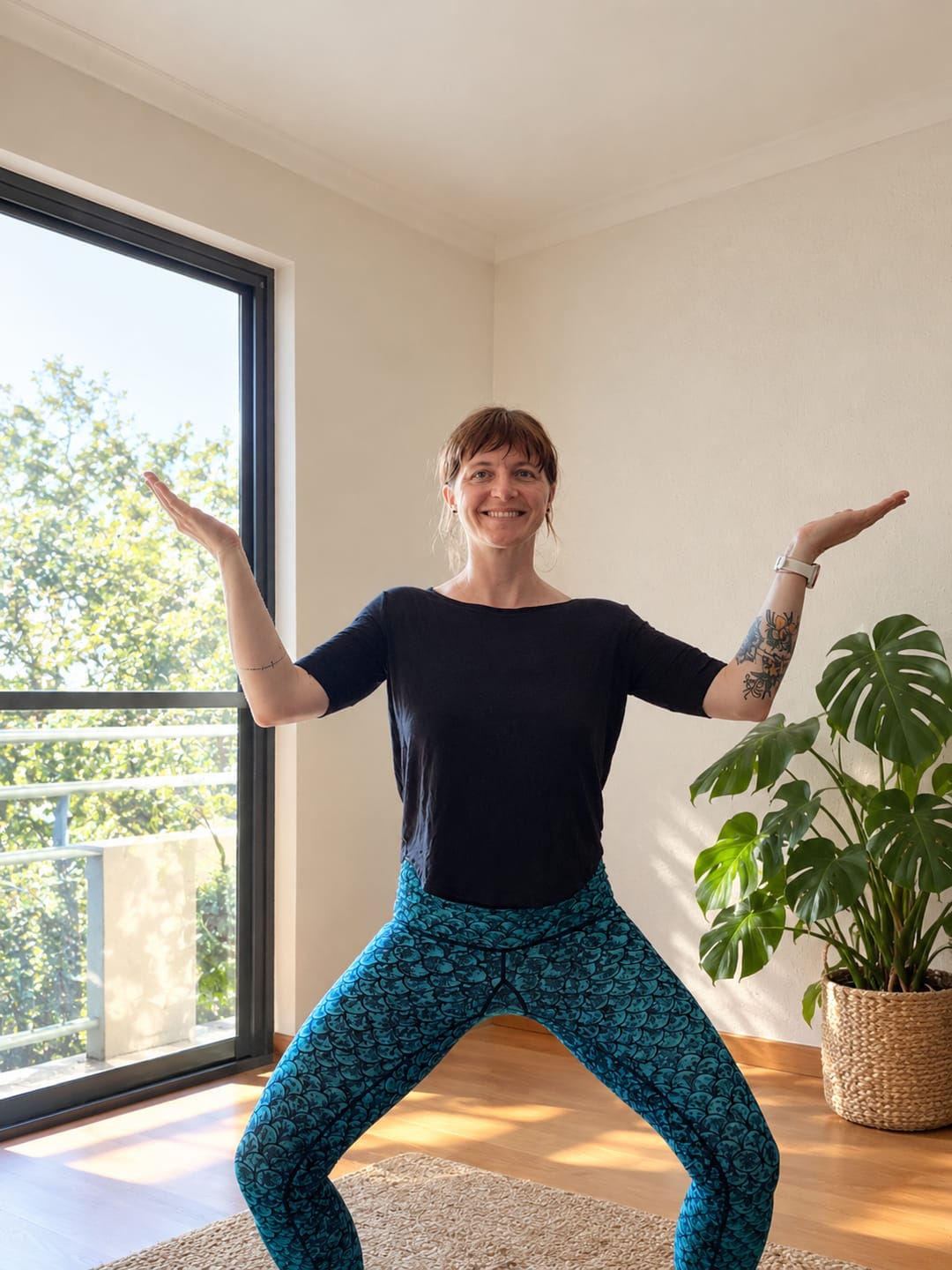 Customer photo review of I Am Water leggings